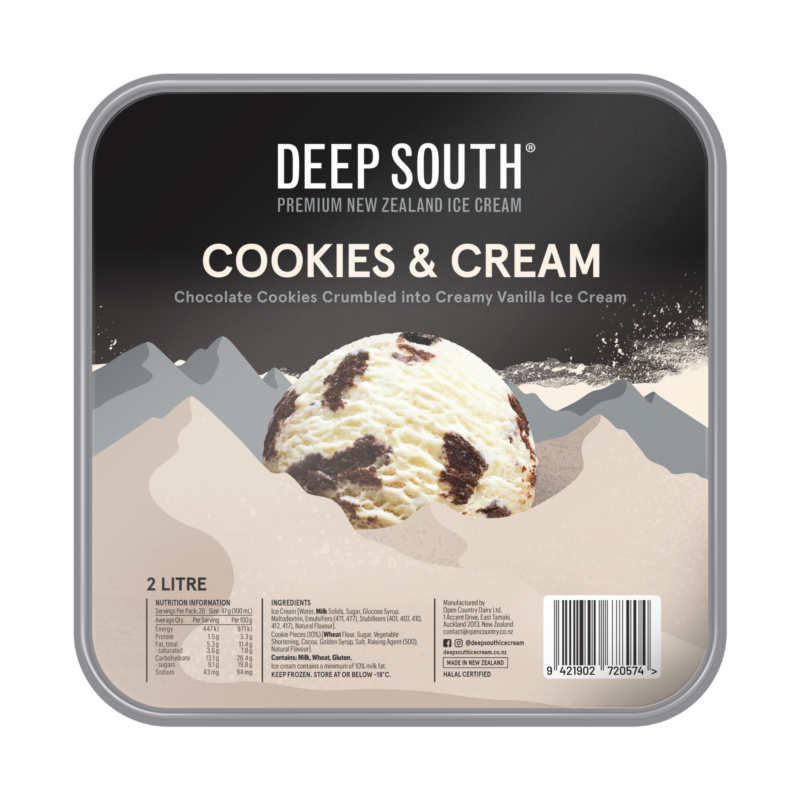 Cookies and Cream Clear Cut